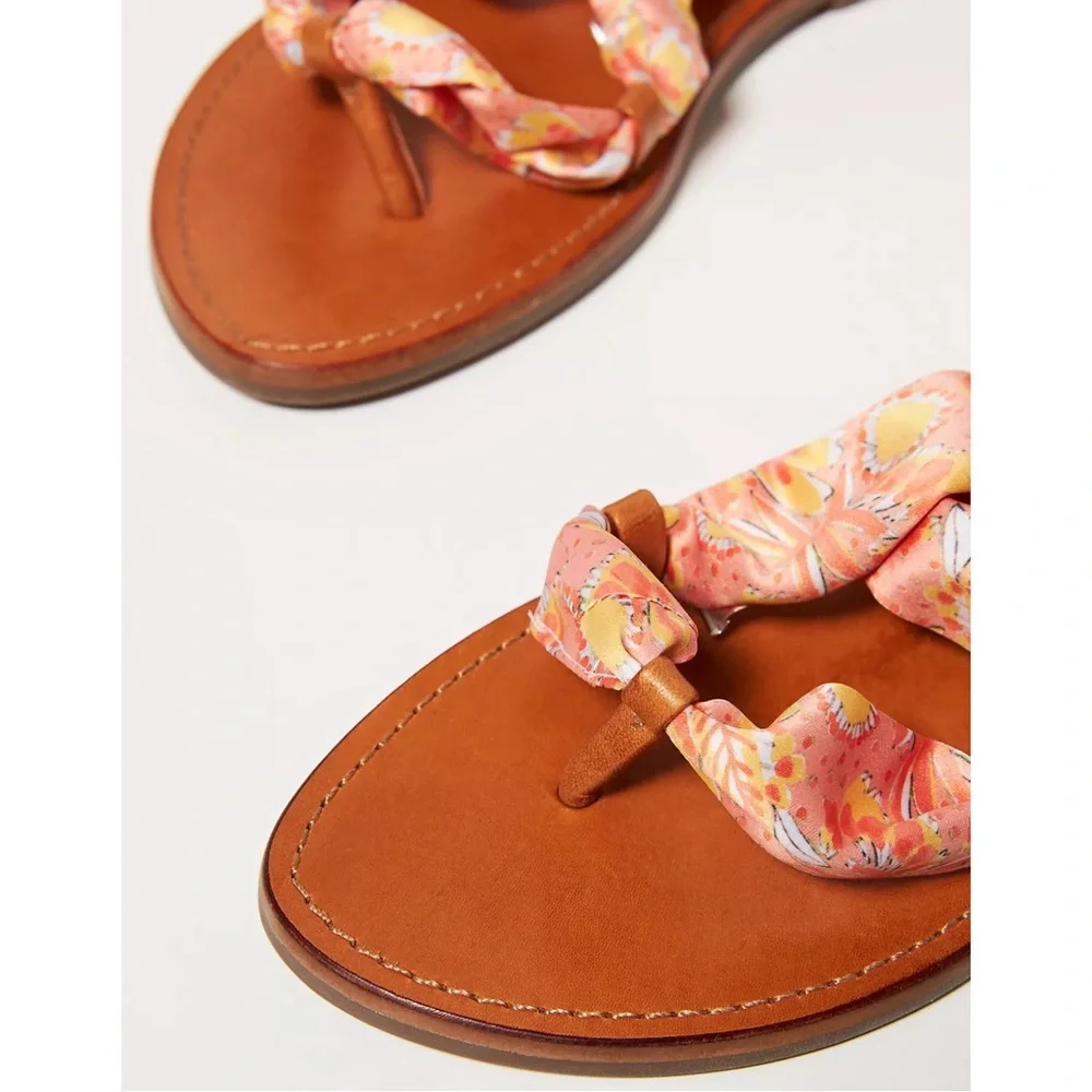 Anthropologie Vera Scarf Gladiator Sandals NWT SIZE 10 - Picture 3 of 15